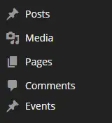 WordPress Menu