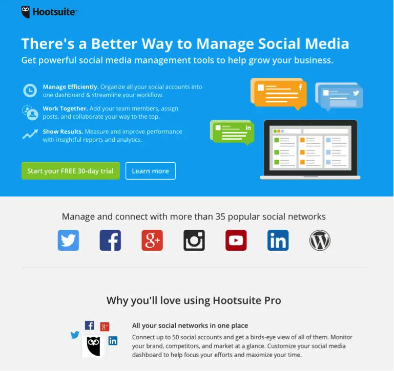 Manage Social Media